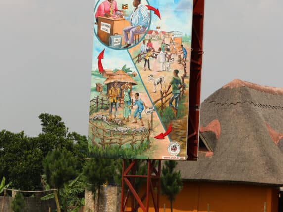 Anti-Corruption poster in Uganda